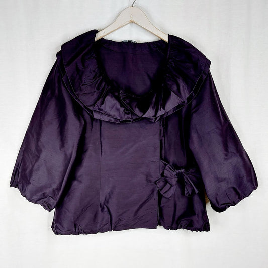 Marimekko Ritva Falla silkkipusero koko 42