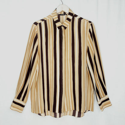 Marimekko Roksana silkkipaitapusero koko 40