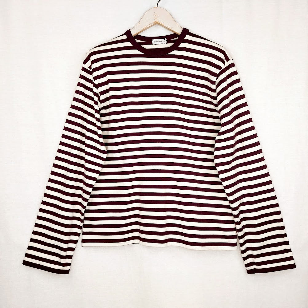 Marimekko Taakse Ls Tasaraita trikoopaita koko S