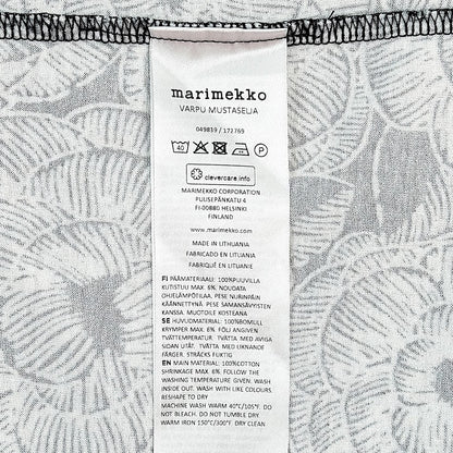 Marimekko Varpu Mustaselja trikoomekko koko S