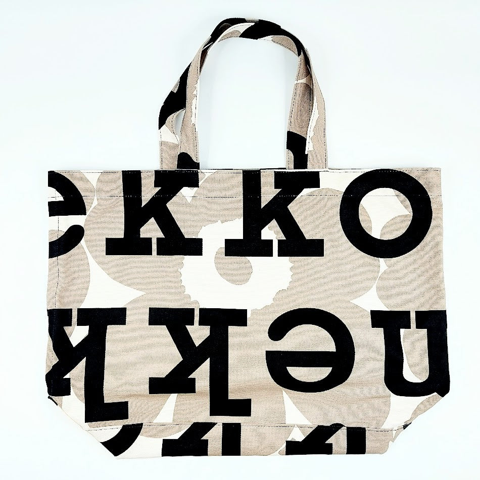 Marimekko Ahkera Unikko Logo kangaskassi iso