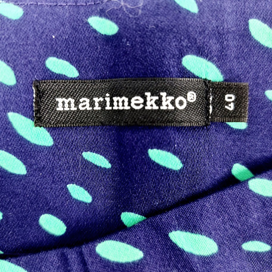 Marimekko Kaski Musta Kottarainen housut koko 40