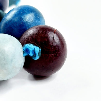 Marimekko puiset tuplahelmet kaulakoru