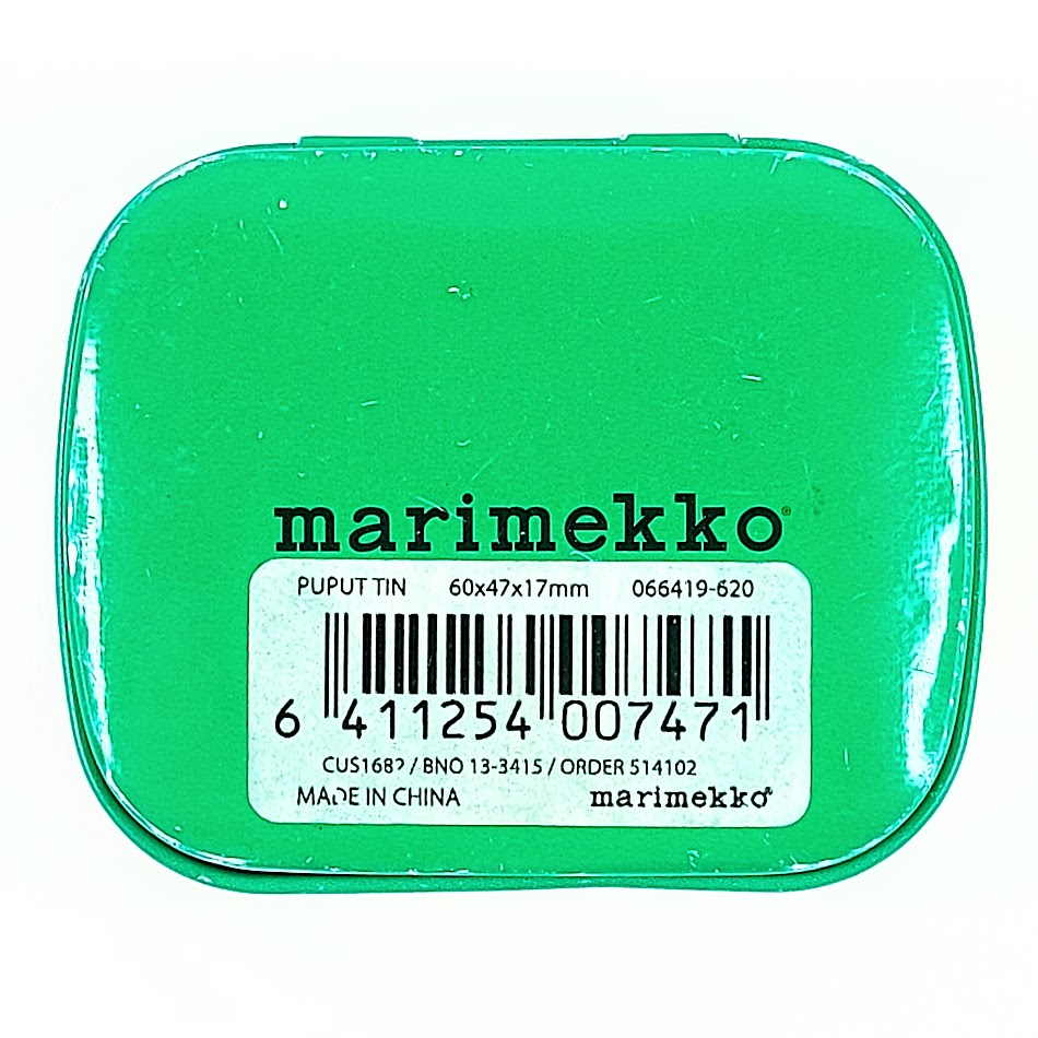 Marimekko Puput Piilosilla pieni peltirasia