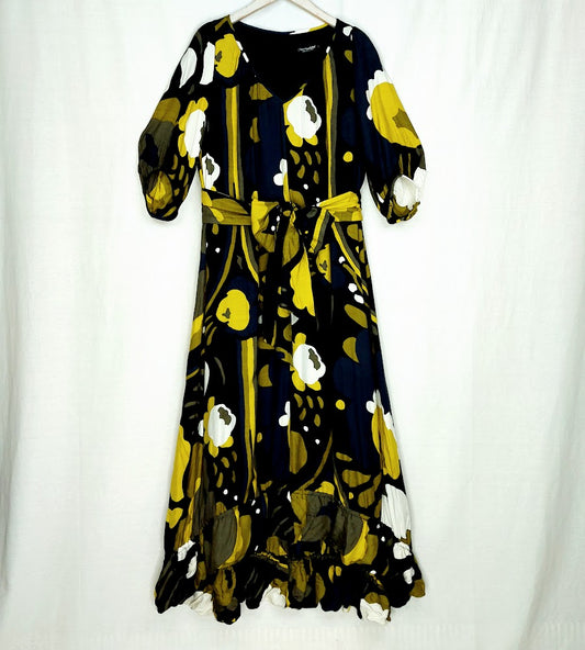 Marimekko silkkisekoitemekko koko M
