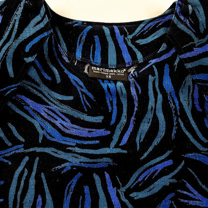 Marimekko vintage vakosamettimekko koko XS