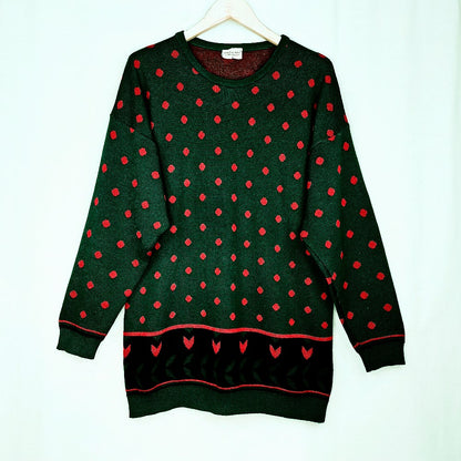 Marimekko vintage villaneule koko L