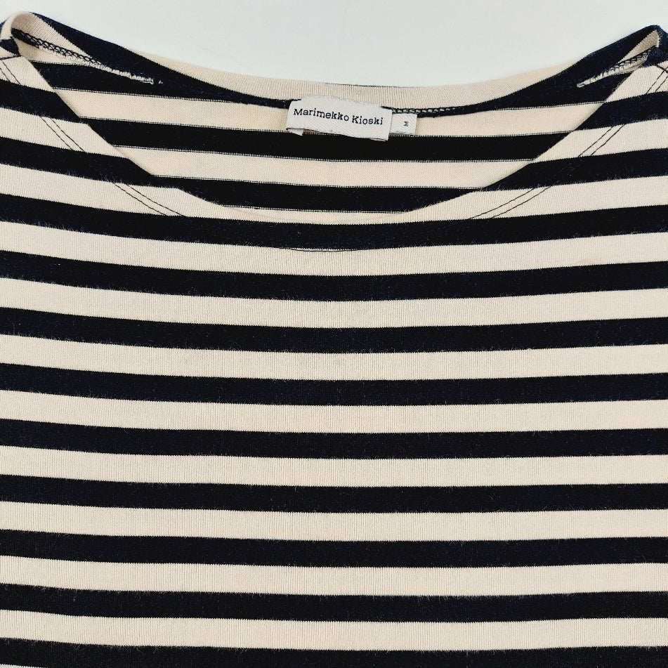 Marimekko Kioski Ilma Tasaraita trikoopaita koko M
