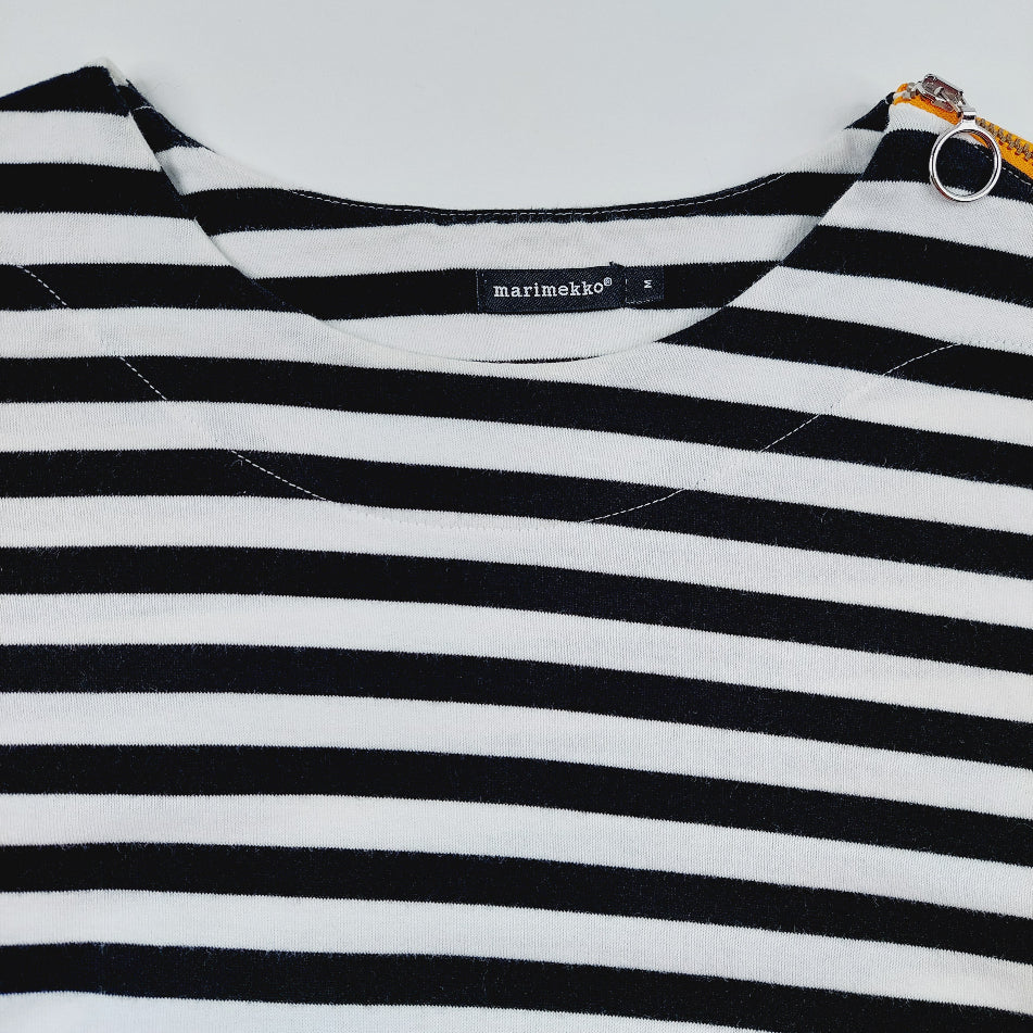 Marimekko Longi Tasaraita trikoopaita koko M