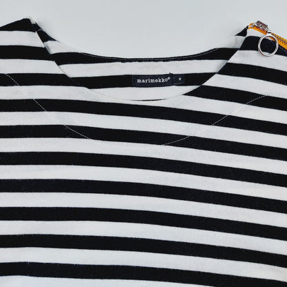 Marimekko Longi Tasaraita trikoopaita koko M