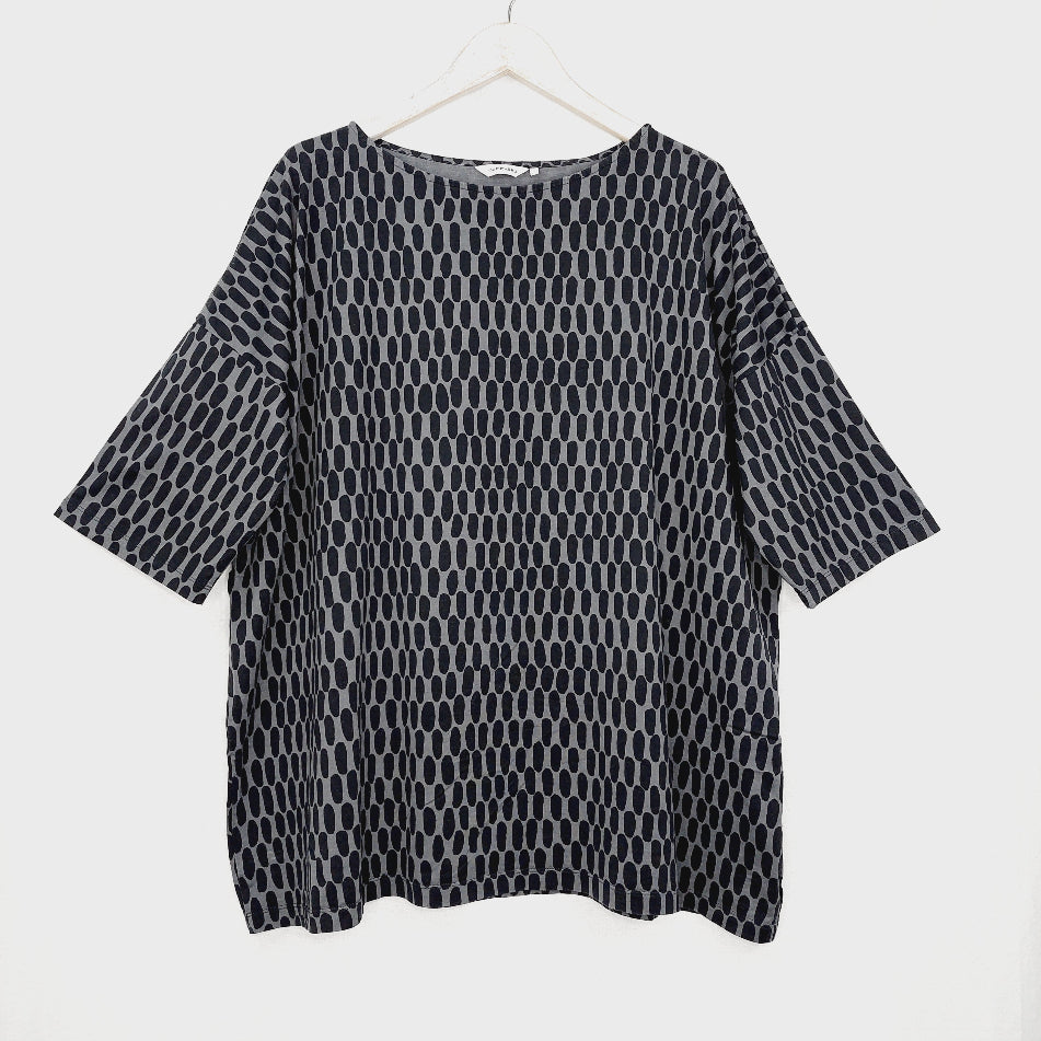 Marimekko Orvokki Asema trikoopaitatunika koko L