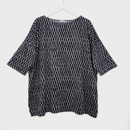 Marimekko Orvokki Asema trikoopaitatunika koko L