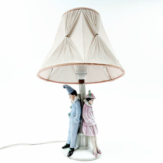 Harlekiinit vintage pöytälamppu