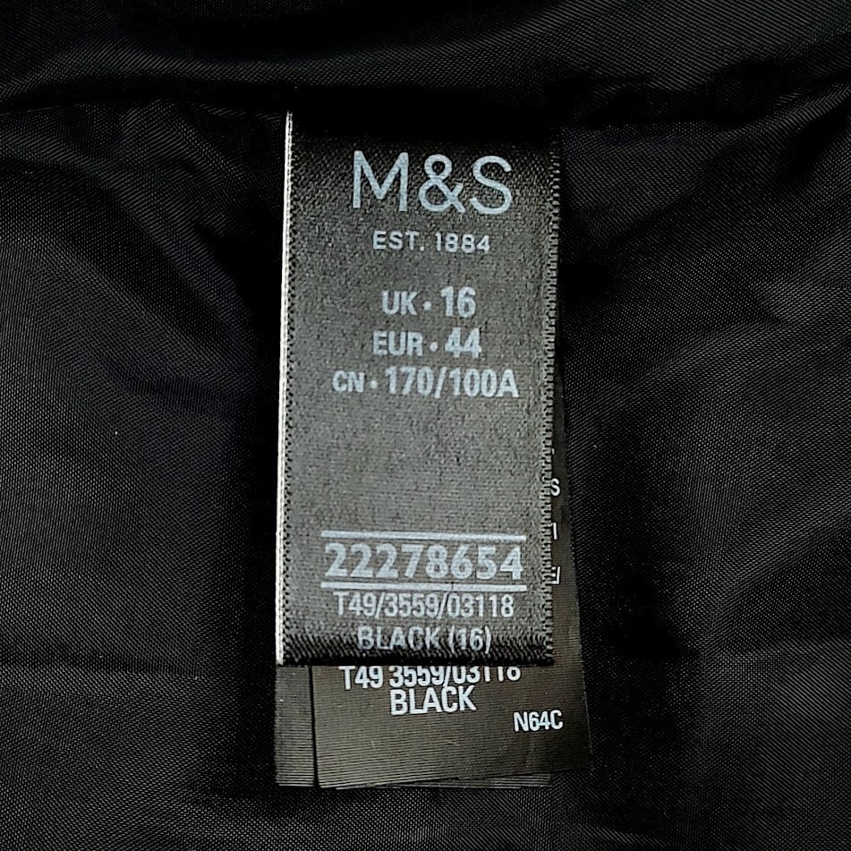 Marks & Spencer toppatakki koko 44