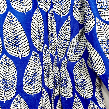 Masai Greek Blue Leaf mekko koko XL