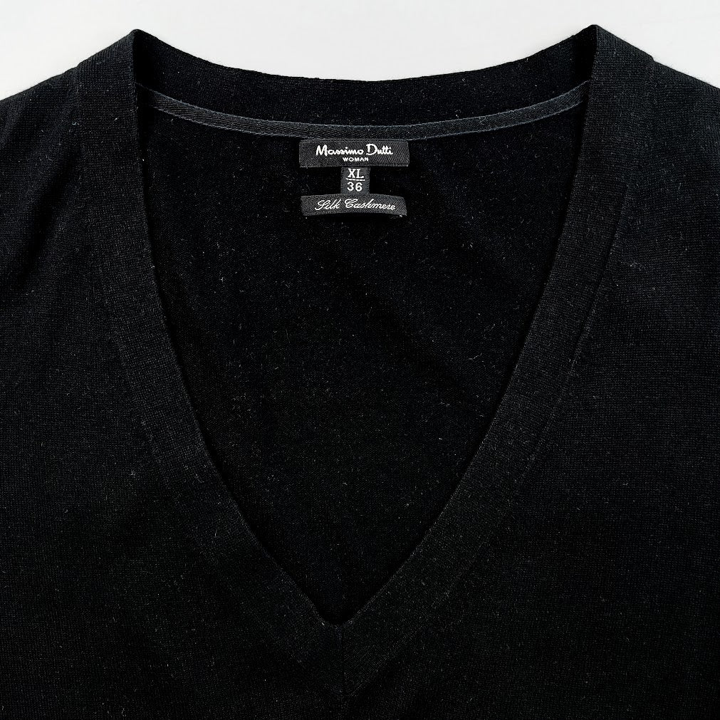 Massimo Dutti silkkikashmirneule koko XL