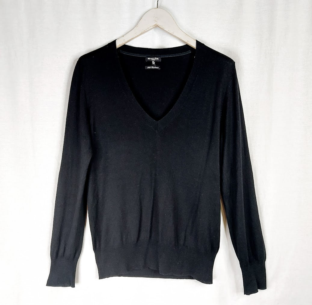 Massimo Dutti silkkikashmirneule koko XL