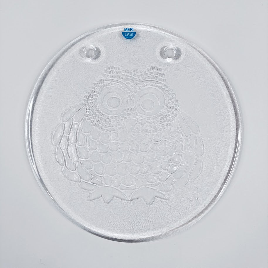 Merilasi Pöllö ikkunakoriste