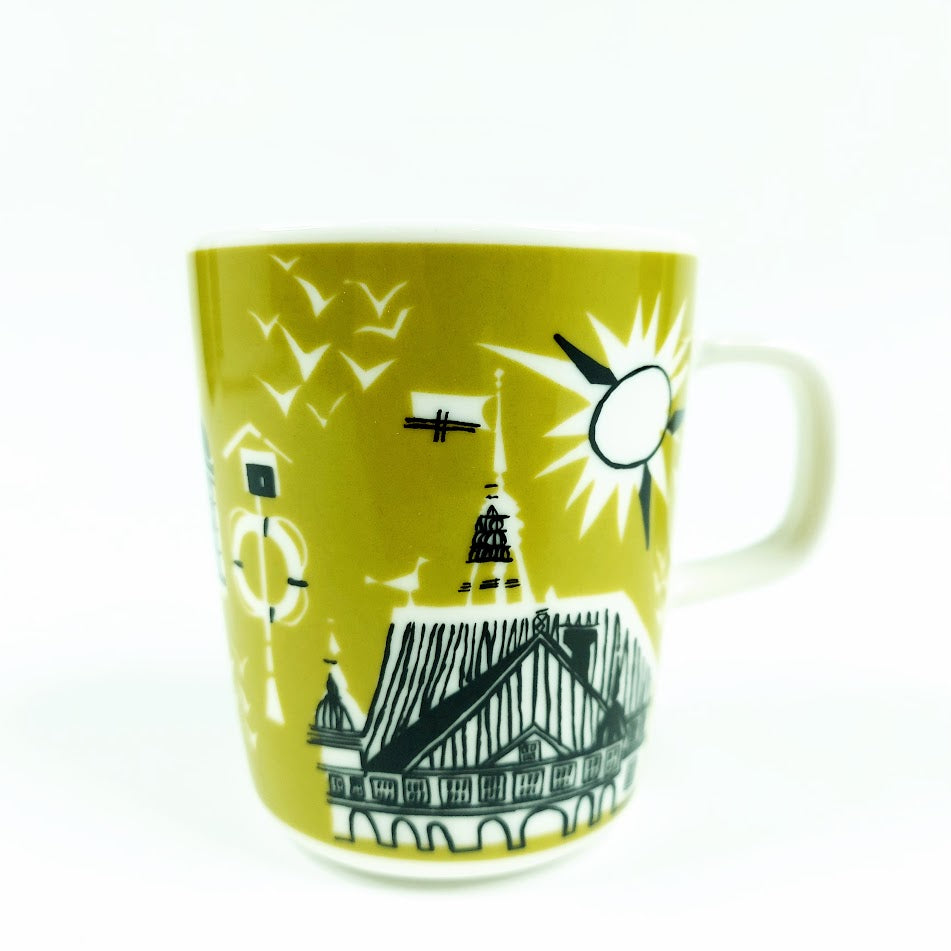 Marimekko Oiva Helsinki-Helsingfors muki