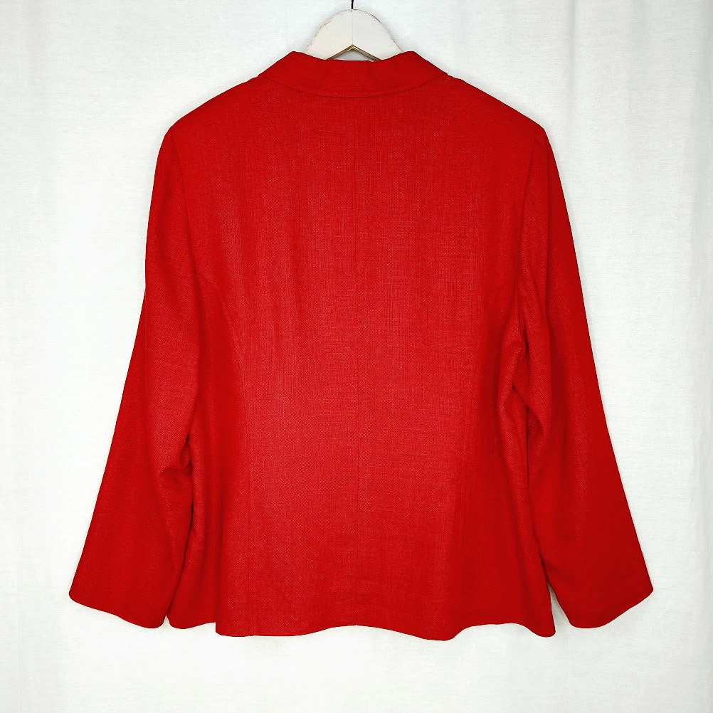Merlyn Fashion vintage pellavasekoitepaitajakku koko 44