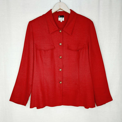 Merlyn Fashion vintage pellavasekoitepaitajakku koko 44