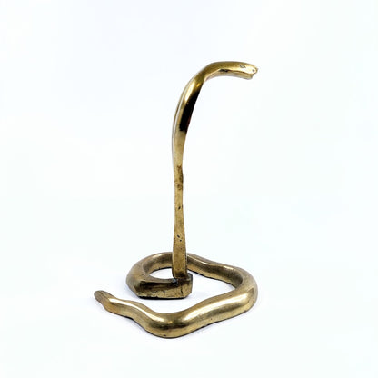 Messinkinen kobrafiguuri 17 cm