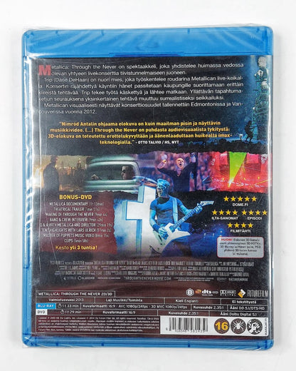 Metallica: Through The Never 3D Blu-ray 2 Levyä