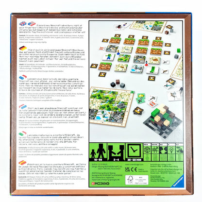 Ravensburger Minecraft Builders & Biomes lautapeli