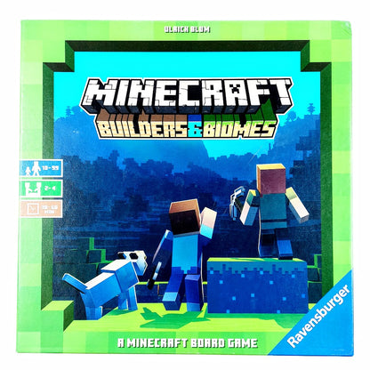 Ravensburger Minecraft Builders & Biomes lautapeli