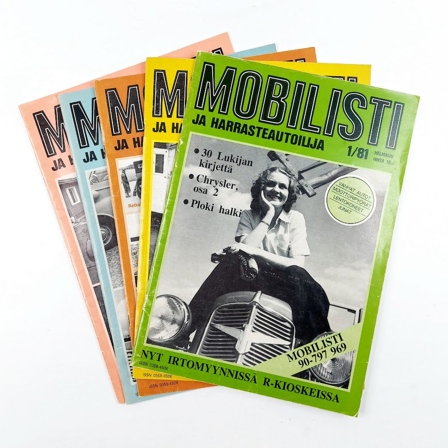 Mobilisti ja harrasteautoilija lehtiä 1 - 5 / 81