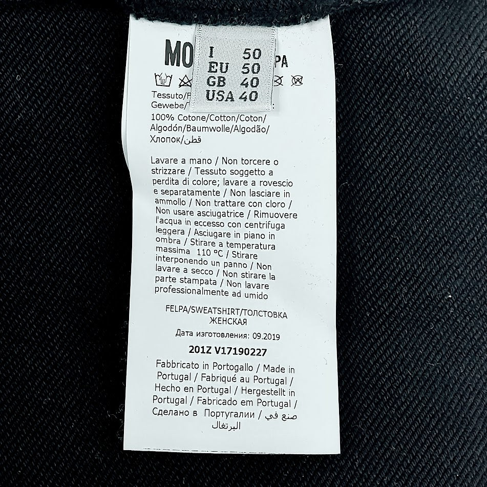Moschino Couture! Dracula Teddy collegepusero koko 50