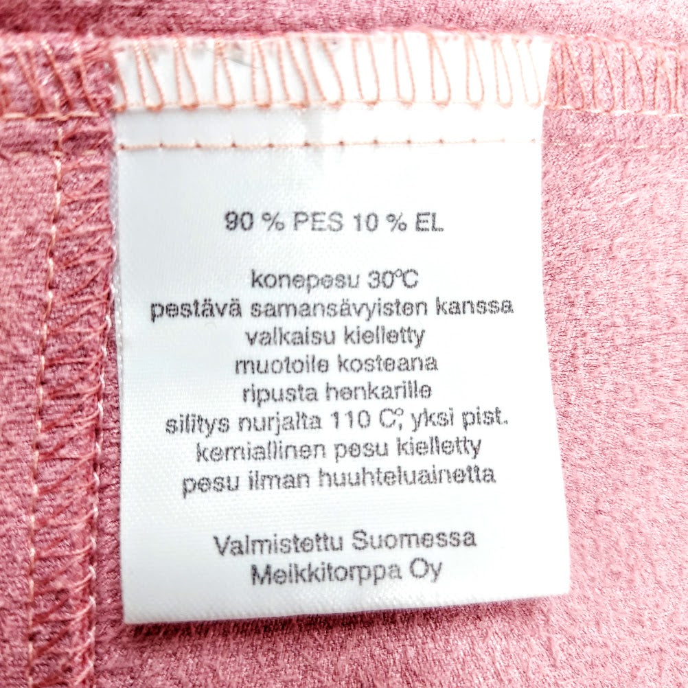 Muotitorppa tekstiilinahkajakku koko L
