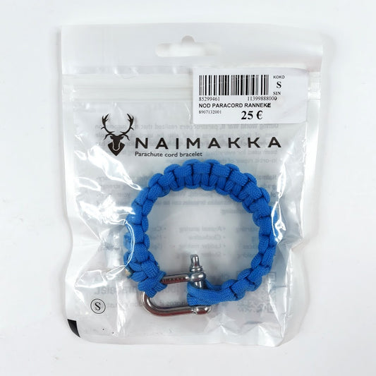 Naimakka paracord-ranneke koko S