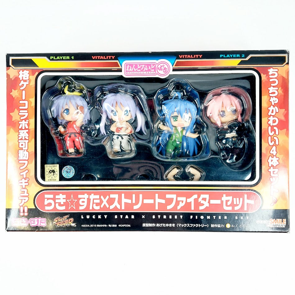 Nendoroid-petit Lucky Star x Street Fighter figuurisetti