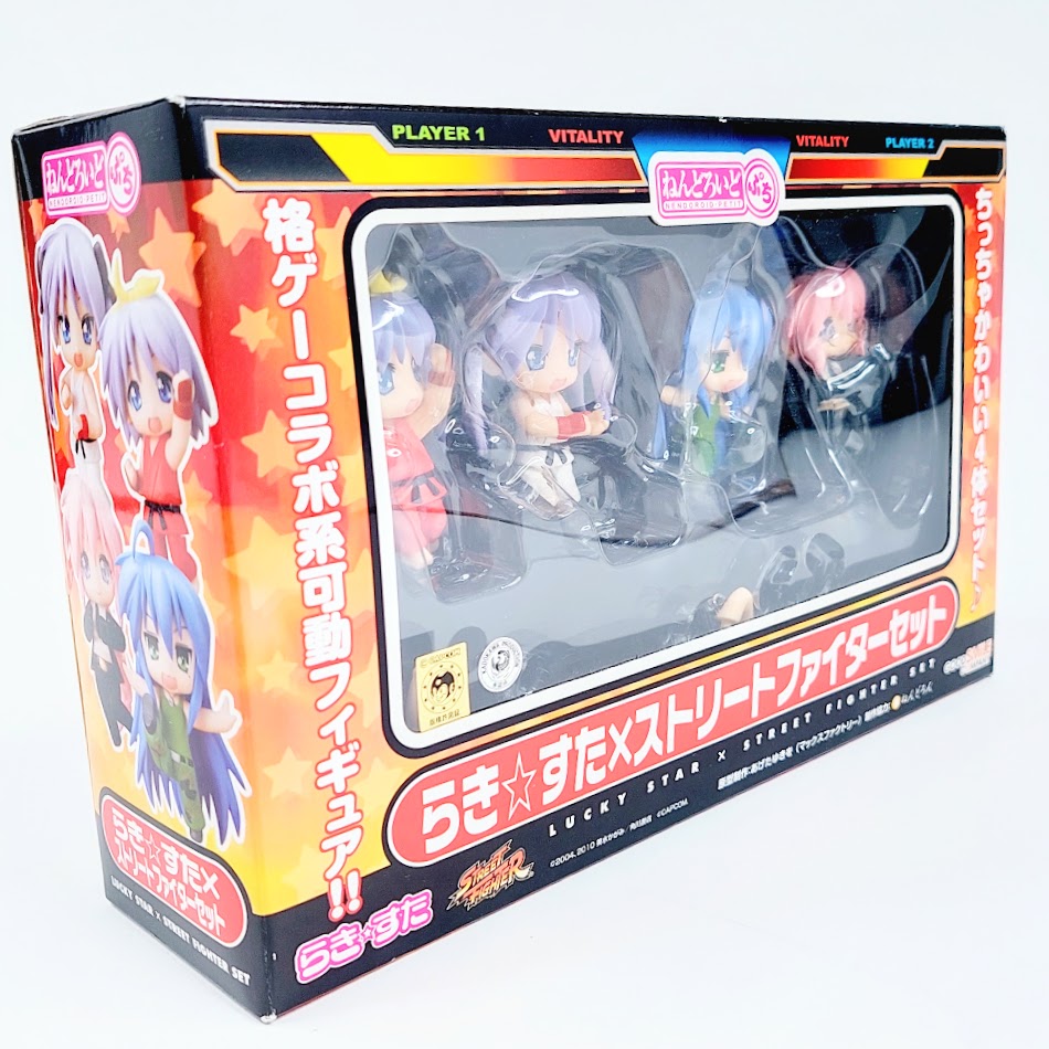 Nendoroid-petit Lucky Star x Street Fighter figuurisetti
