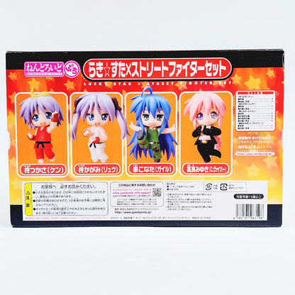 Nendoroid-petit Lucky Star x Street Fighter figuurisetti