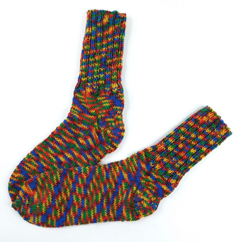 Käsintehdyt villasukat koko 39 - 41