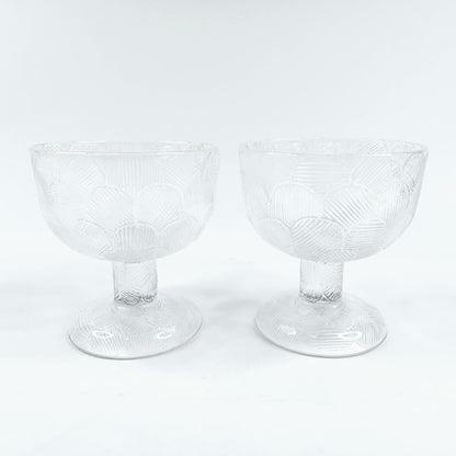 Nuutajärvi Miranda jalallinen jälkiruokakulho 11 cm 2 kpl