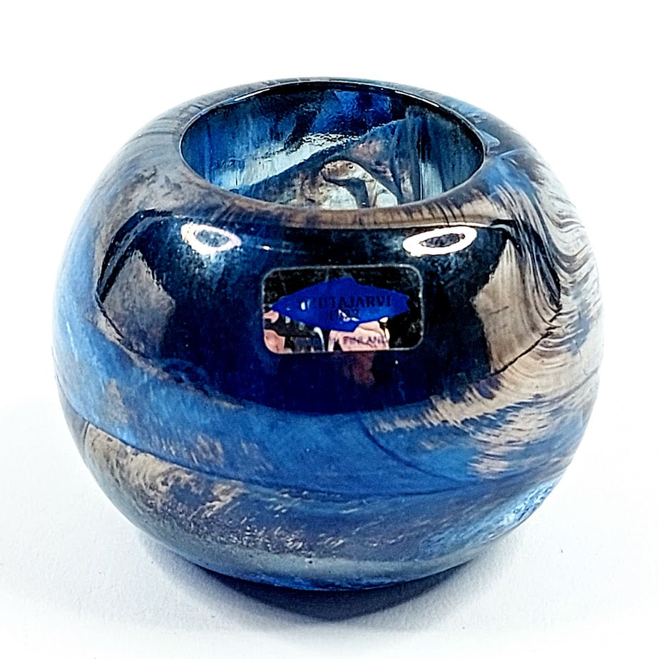 Nuutajärvi Pilvi tuikkulyhty sininen