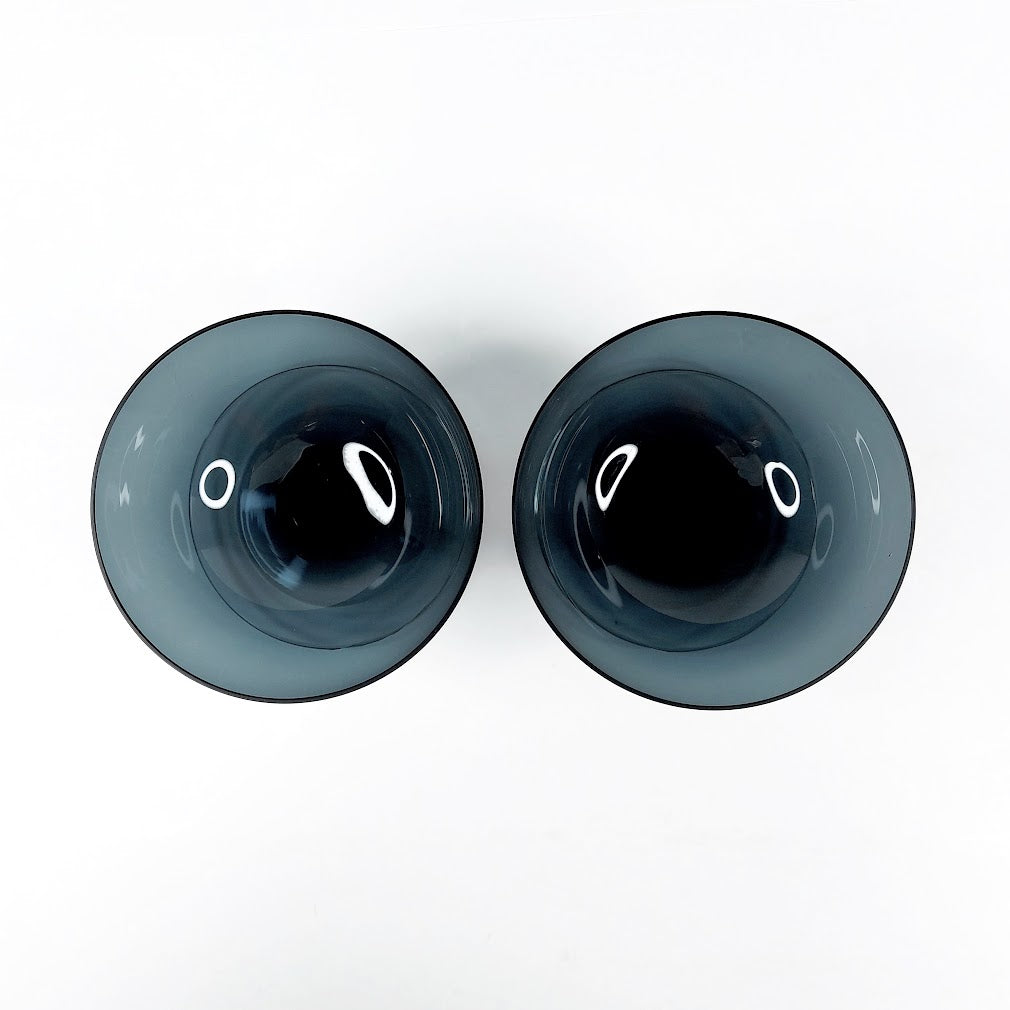 Nuutajärvi siniharmaa jälkiruokamalja 1344 2 kpl