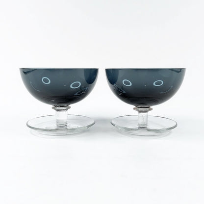 Nuutajärvi siniharmaa jälkiruokamalja 1344 2 kpl