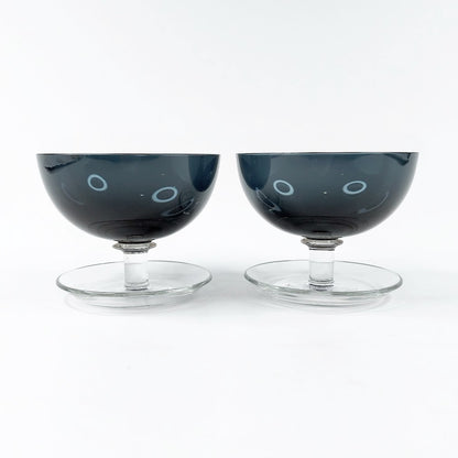 Nuutajärvi siniharmaa jälkiruokamalja 1344 2 kpl