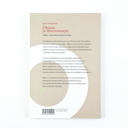 Jussi Onnismaa: Ohjaus- ja neuvontatyö