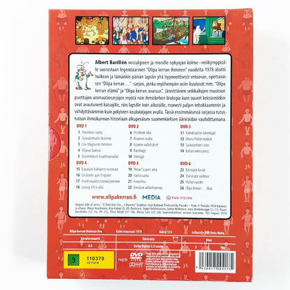 Olipa kerran ihminen 6-levyn DVD box