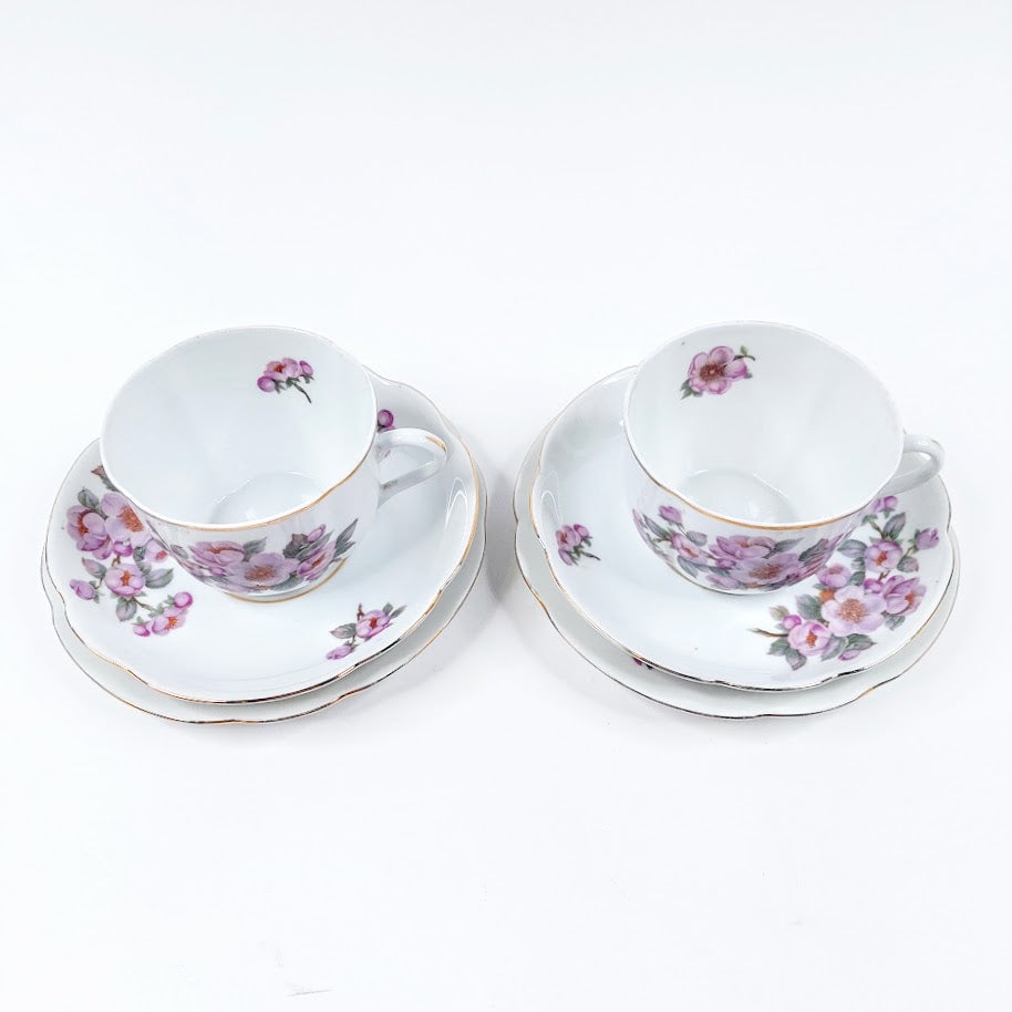 Arabia Omenankukka teekuppisetti 6-osaa