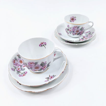 Arabia Omenankukka teekuppisetti 6-osaa