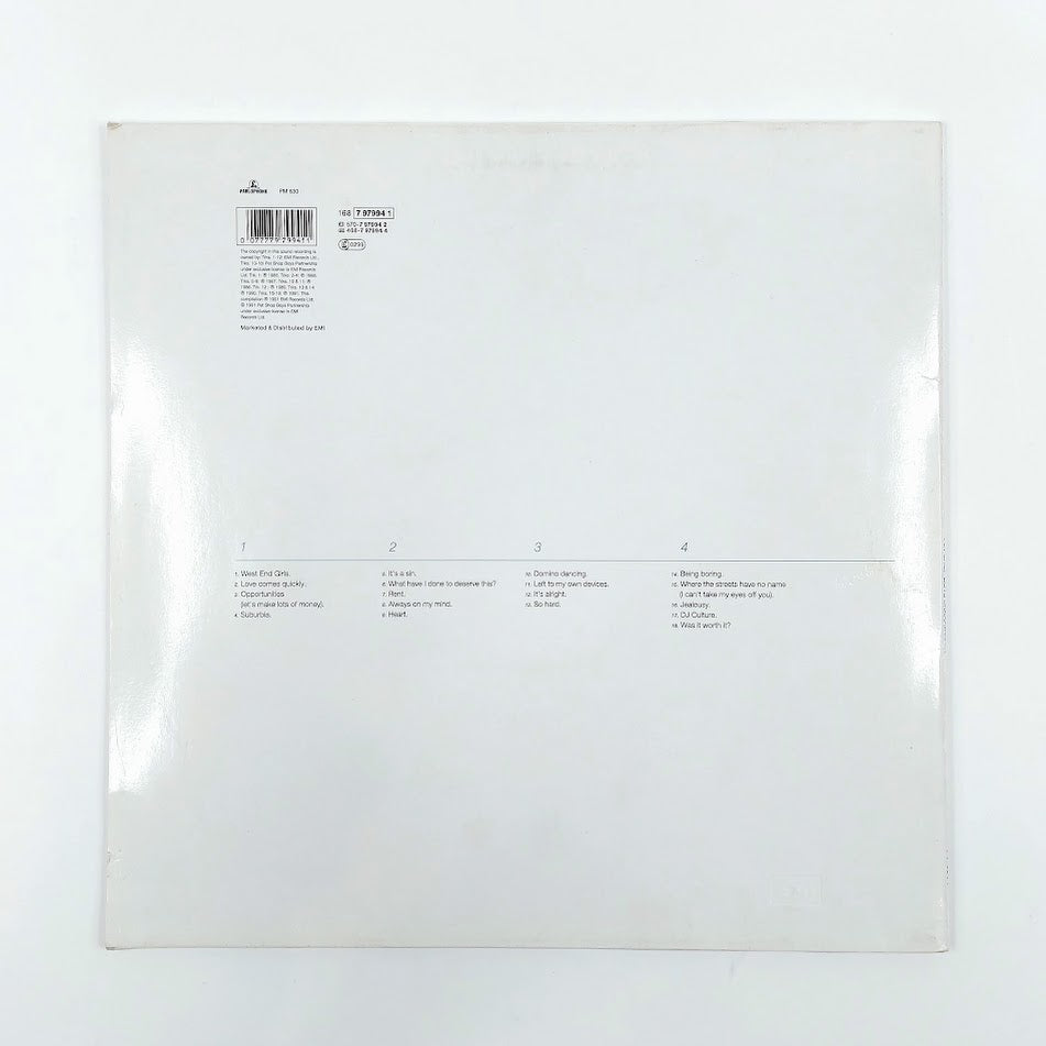 Pet Shop Boys Discography: The Complete Singles Collection 2LP