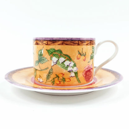 PTS International Tuscany Rose kahvikuppisetti 8 osaa