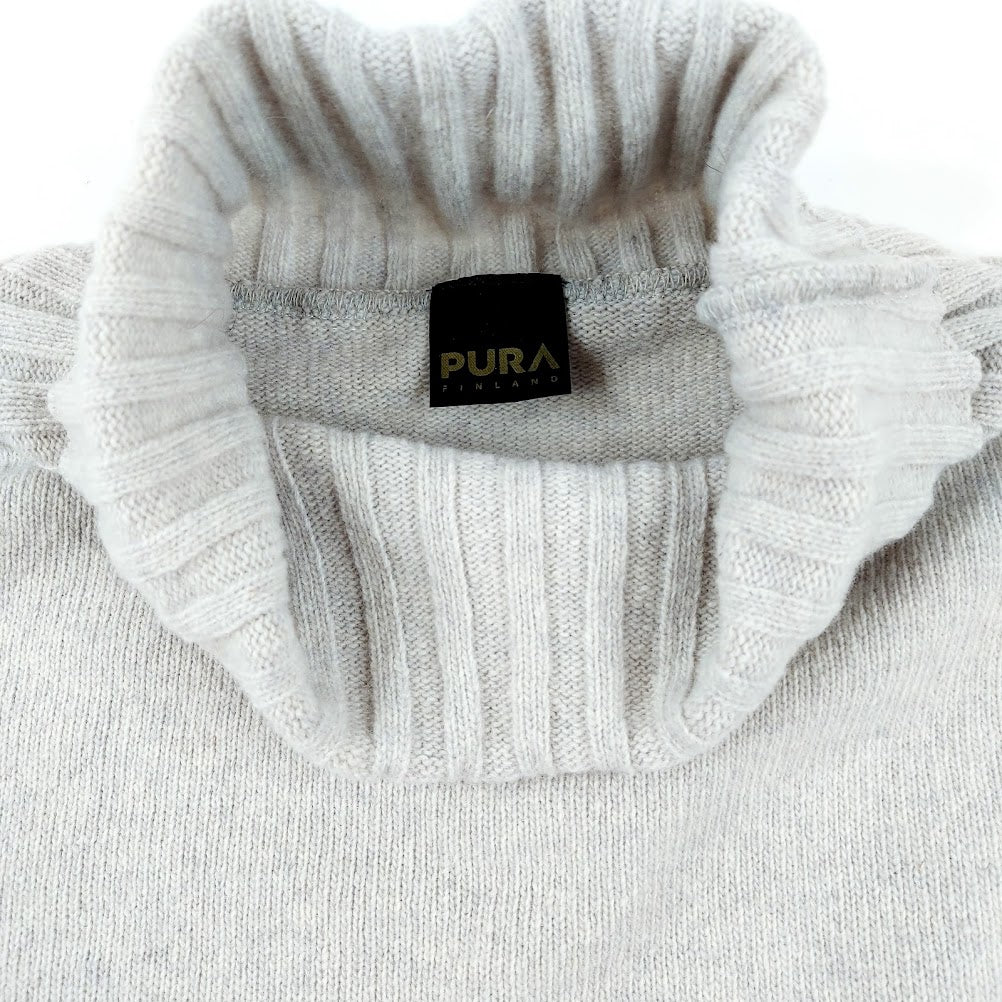 PURA Finland LOVE Maxi Polo Knit neulemekko koko L