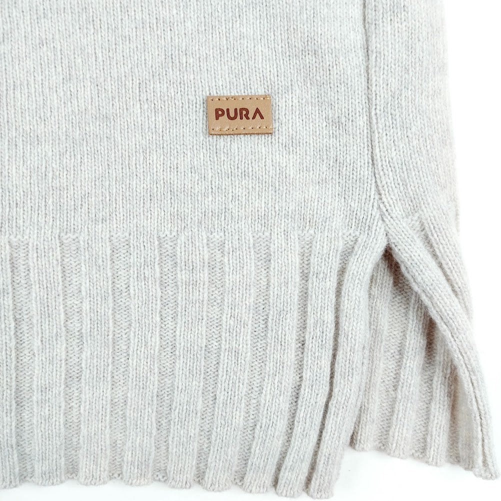 PURA Finland LOVE Maxi Polo Knit neulemekko koko L